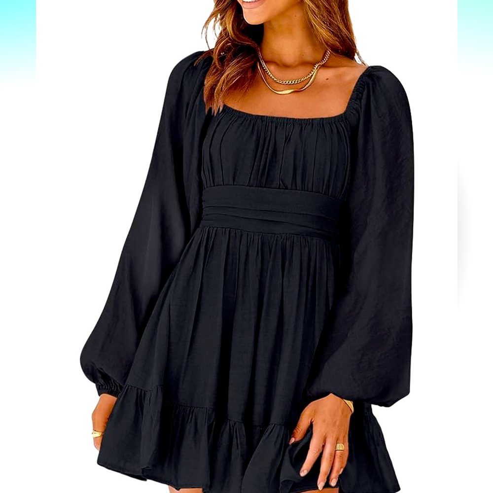 Elegant Black Women's Dress